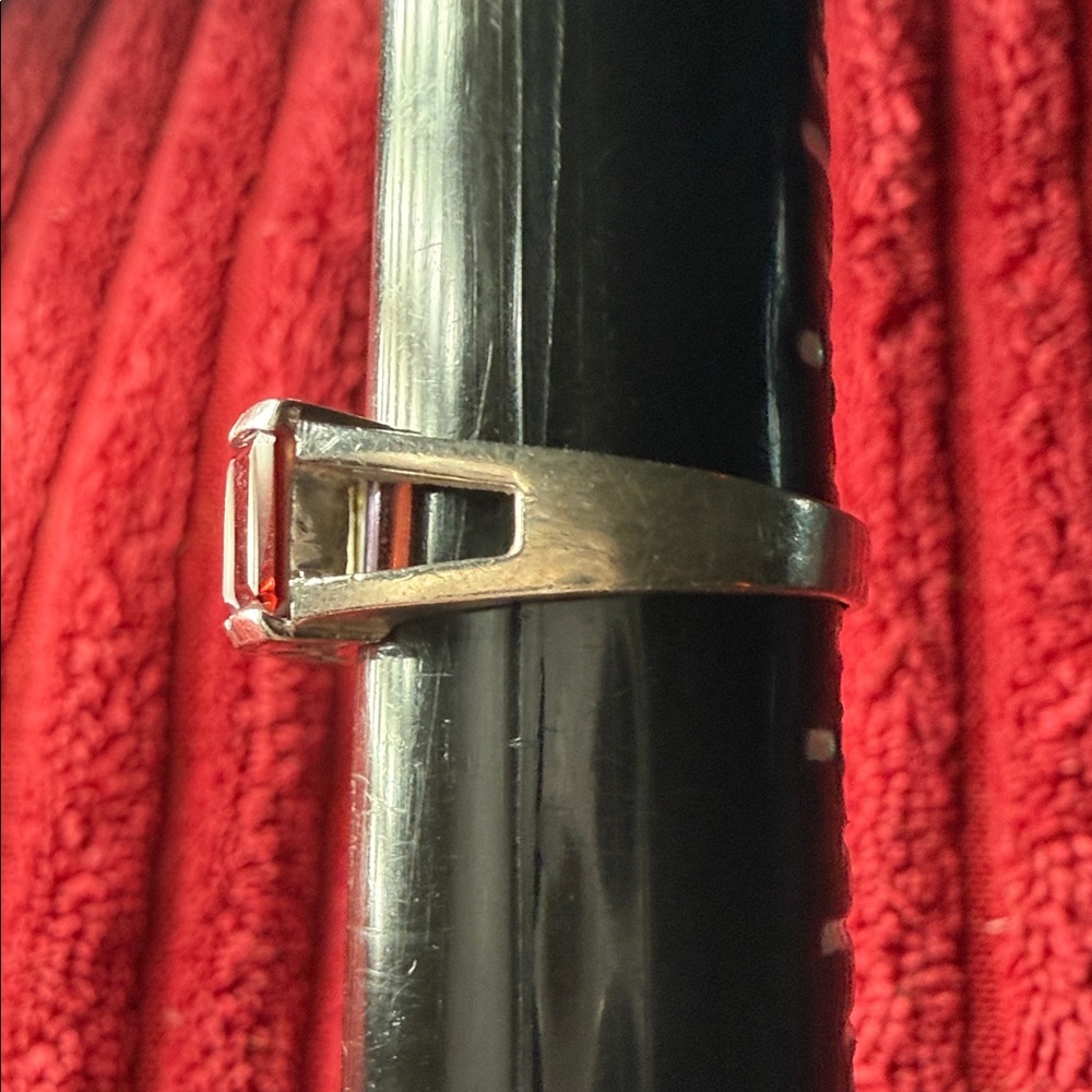 Multicolor Gemstone Sterling Silver Ring - image 3